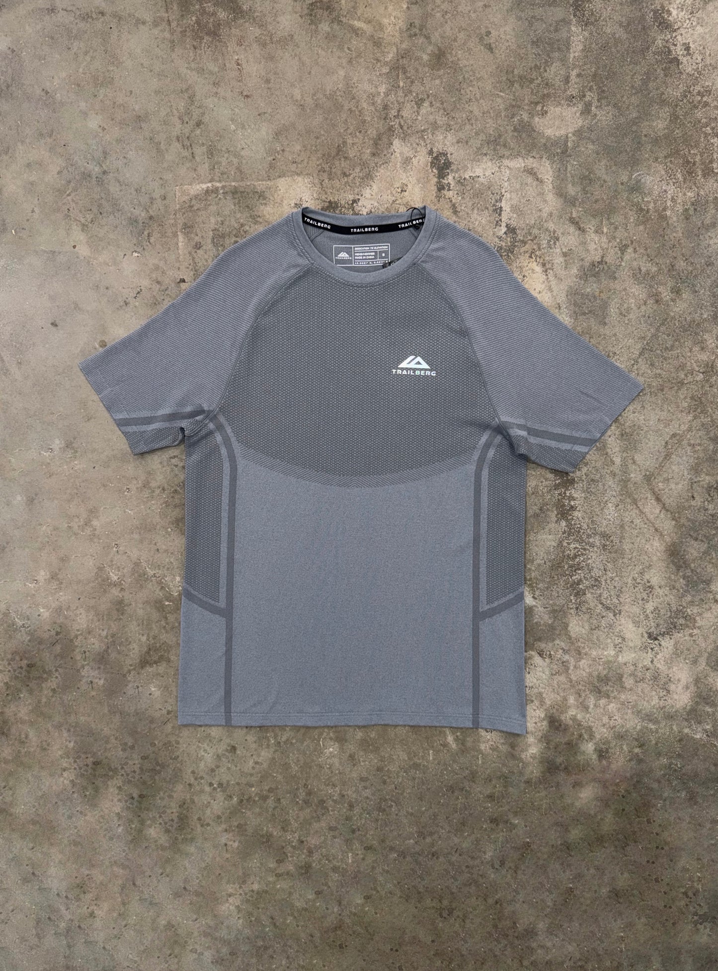 Trailberg Fusion Seamless T Shirt - Grey from DripModa