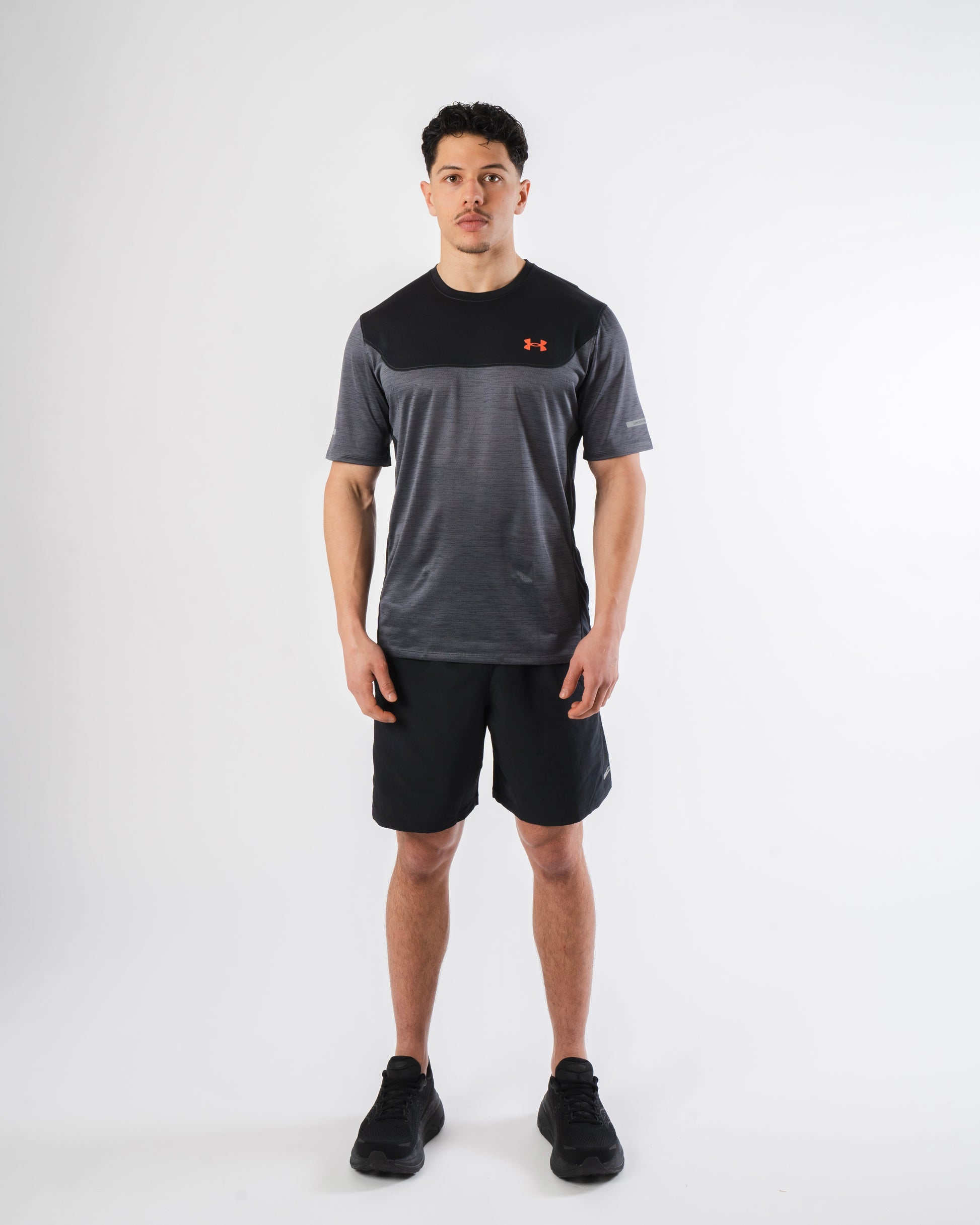 Under Armour Tech Utility T Shirt - Black / Red from DripModa