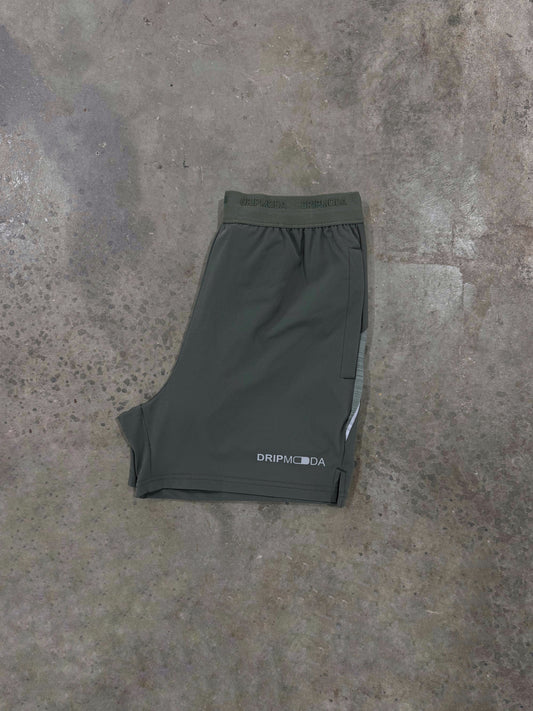 DripModa Panel Short - Agave Green