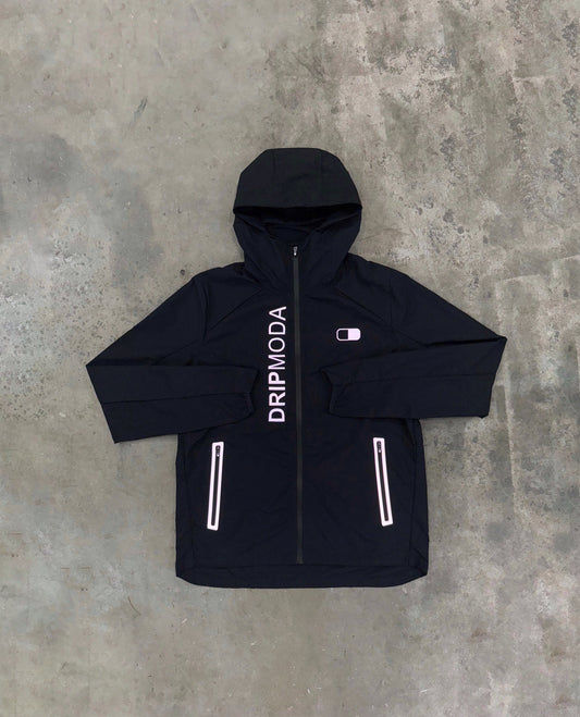 DripModa Arcs Jacket - Black