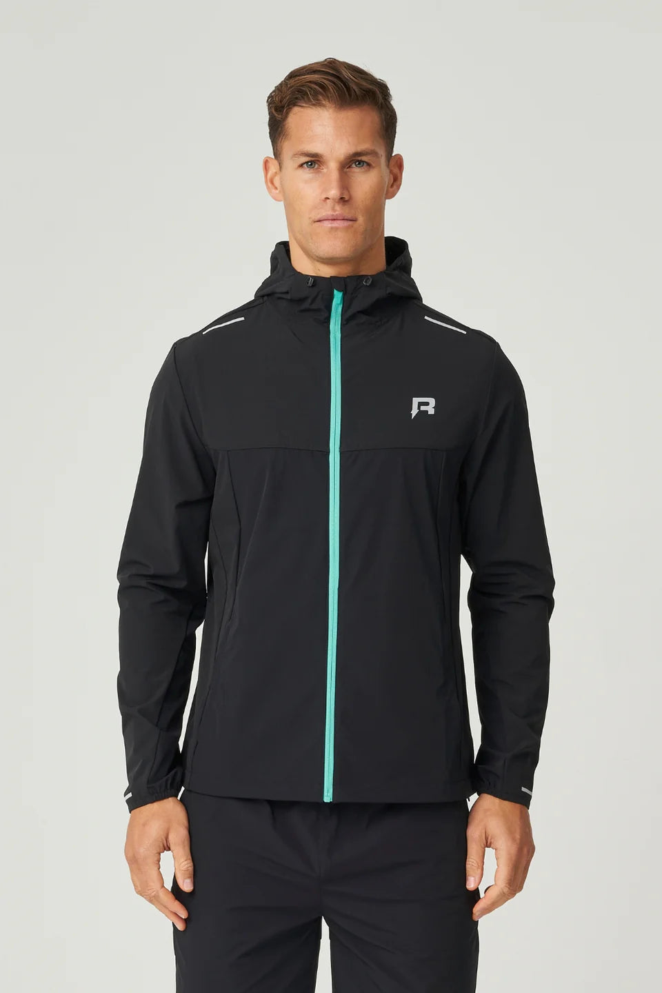 Reprimo Flight Jacket - Black / Cyan