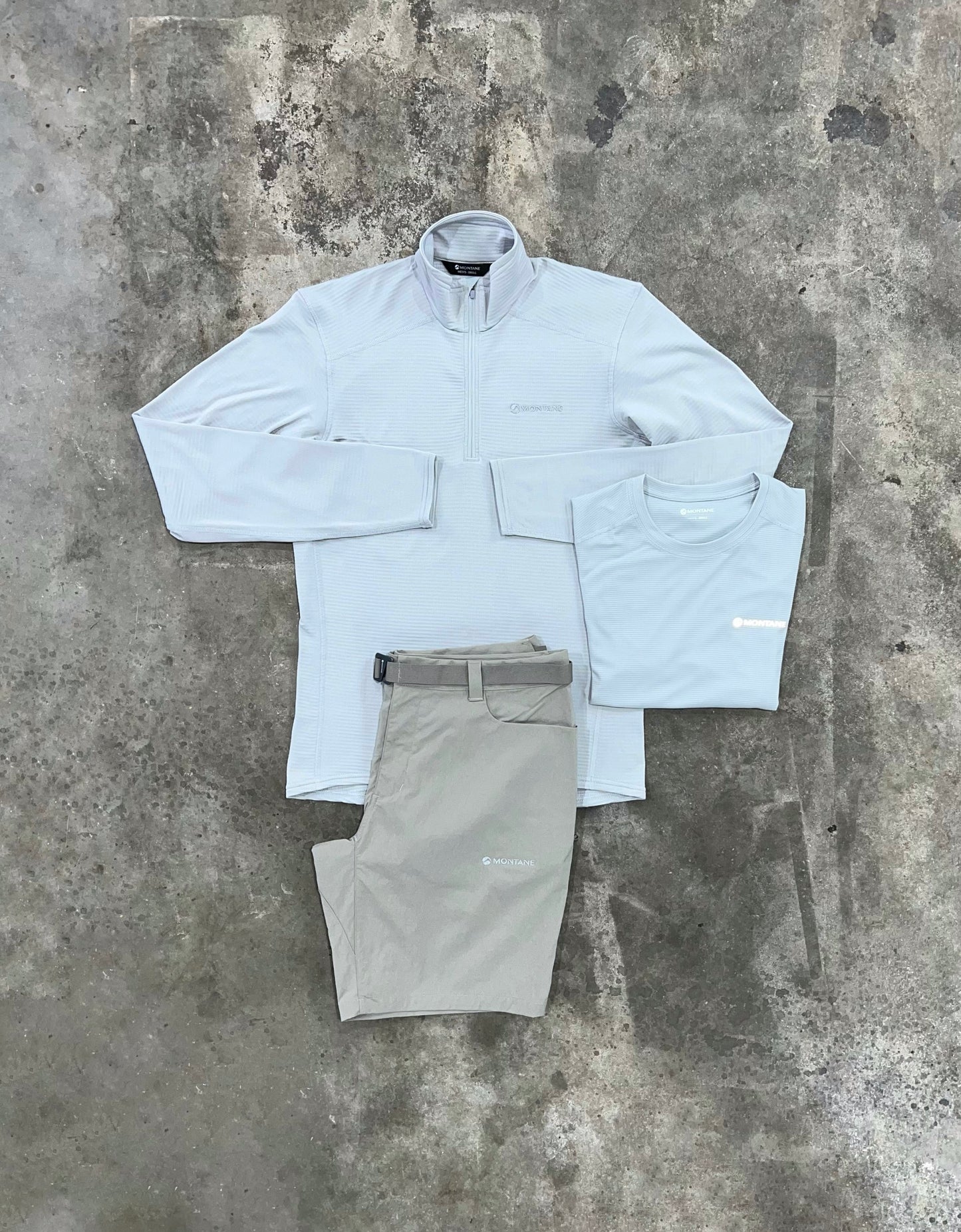 Montane Protium Lite Platinum 3 Piece Set - Quarter Zip / T Shirt / Short