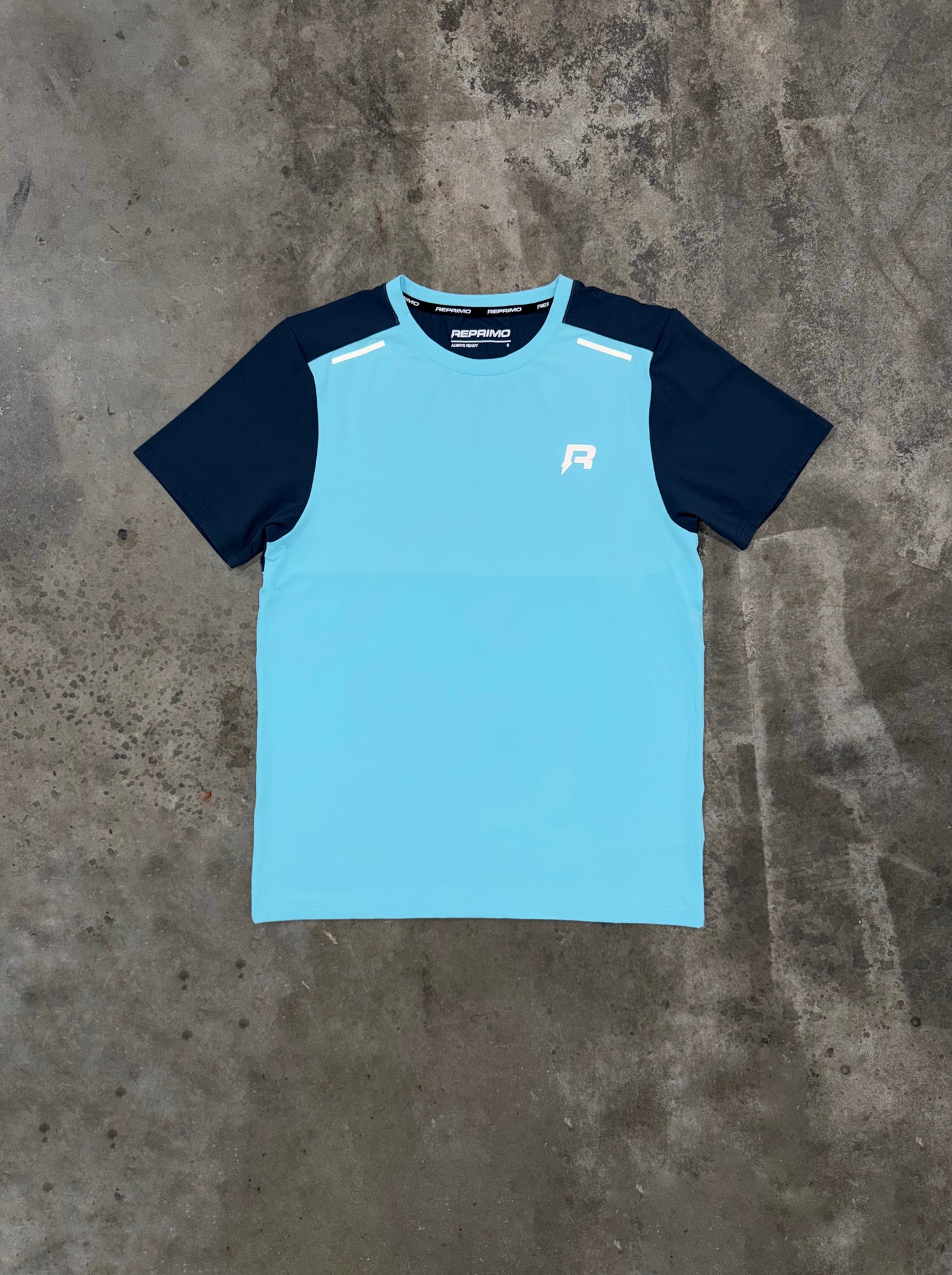 Reprimo Flight T Shirt - Aqua Blue from DripModa