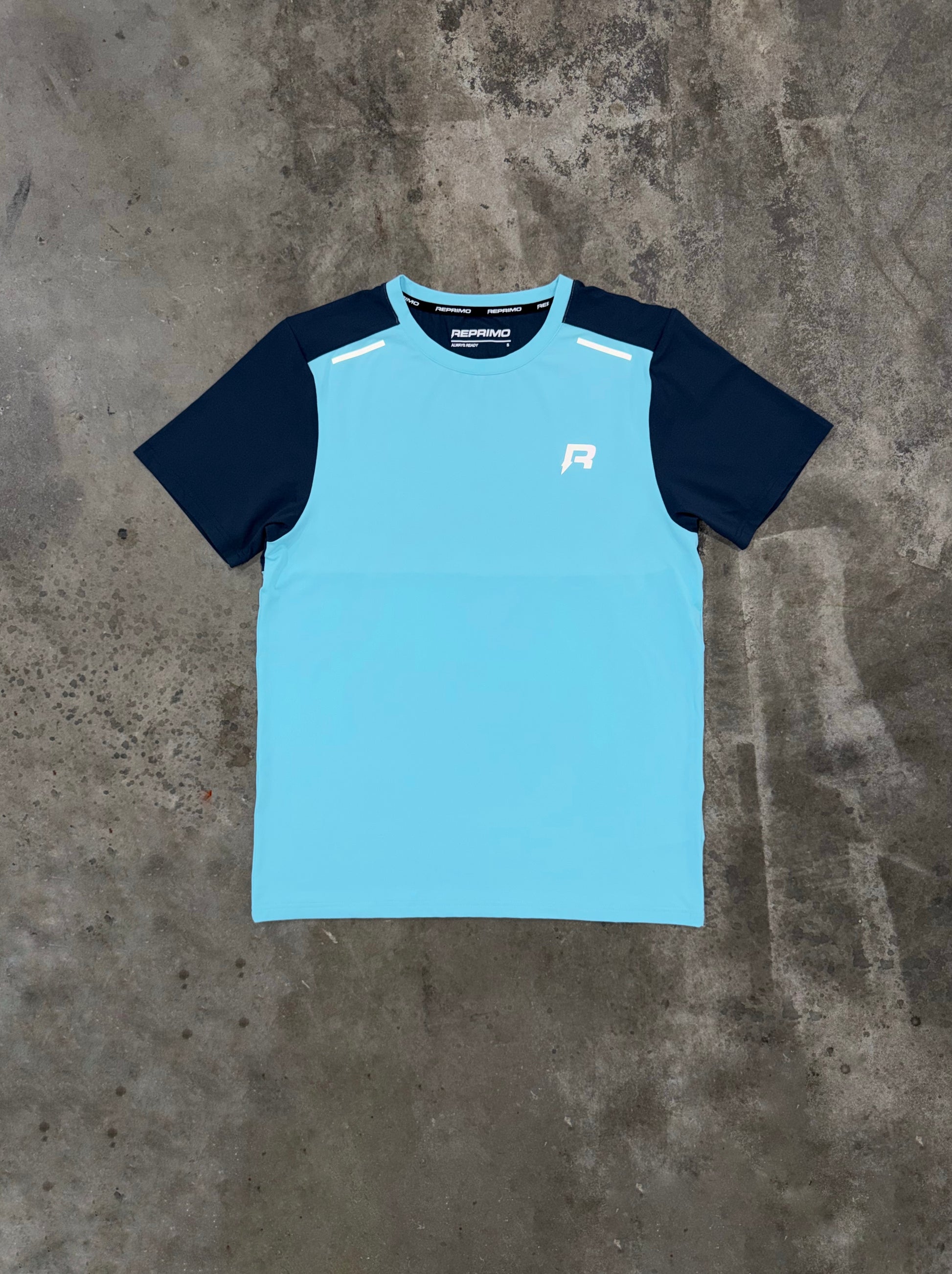 Reprimo Flight T Shirt - Aqua Blue from DripModa