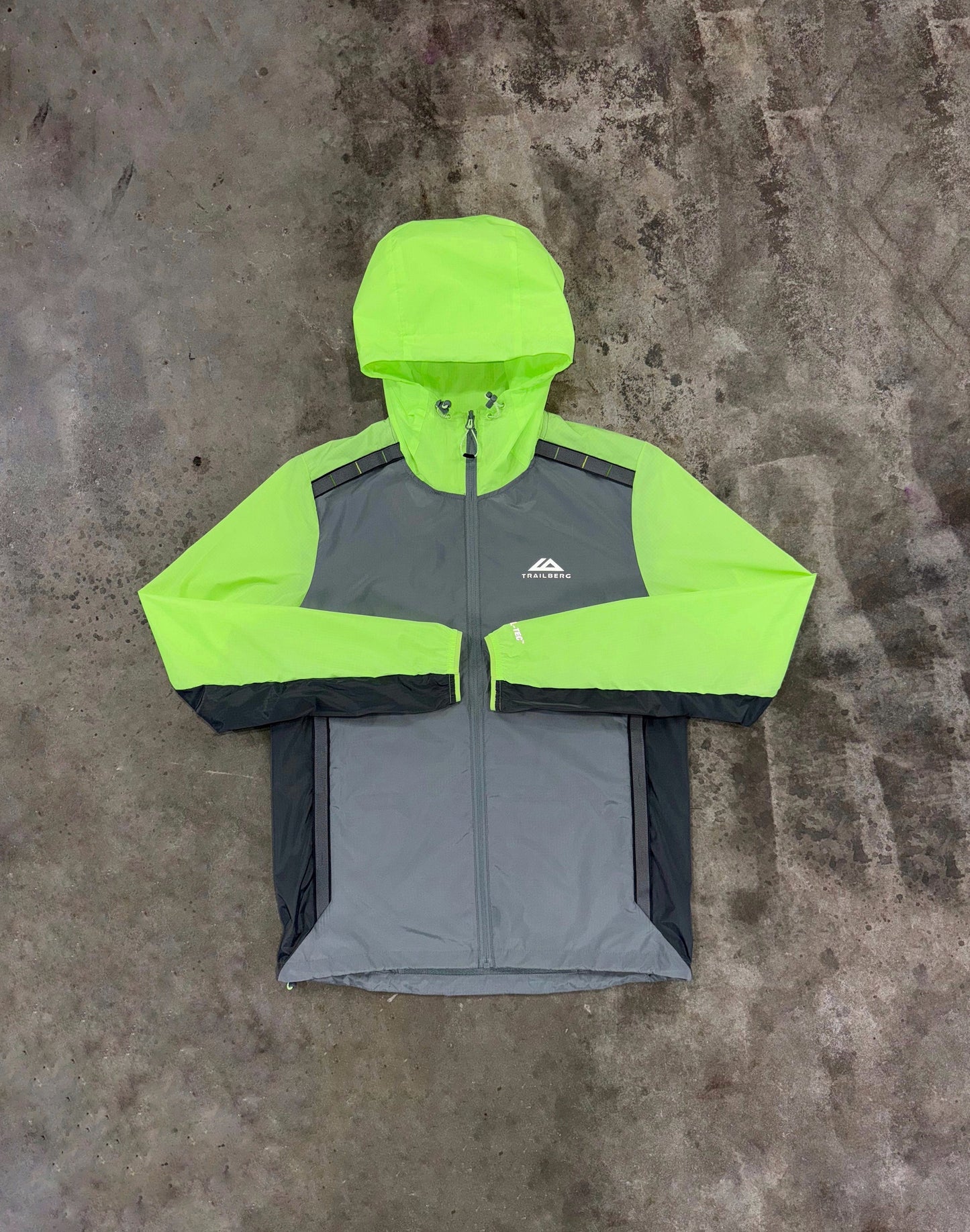 Trailberg Triathlon Jacket - Monument / Neon Lime