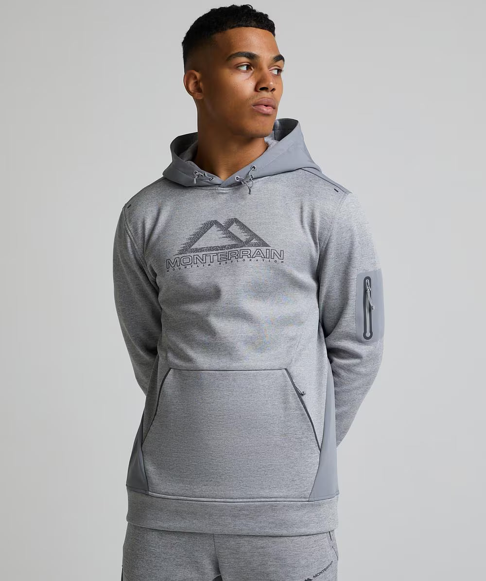 Monterrain Speed 4.0 Poly Fleece Hoodie - Grey