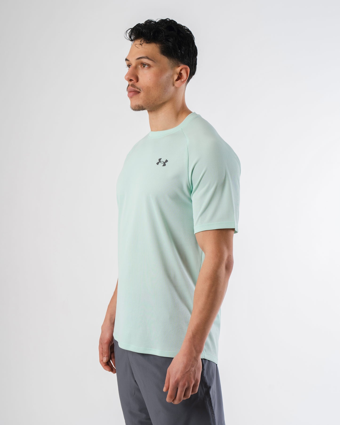 Under Armour Textured T Shirt -  Refresh Mint