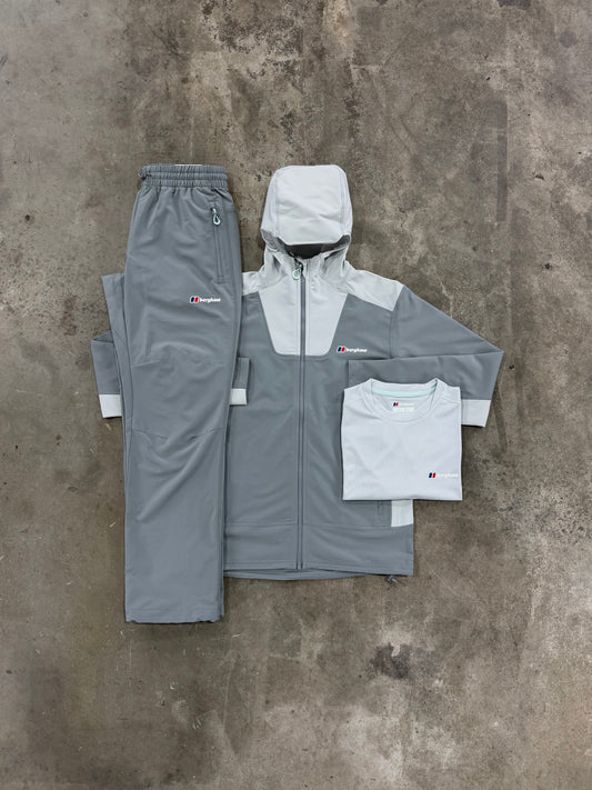 Berghaus Greenbank Garbo Grey 3 Piece Set - Jacket / T Shirt / Pant
