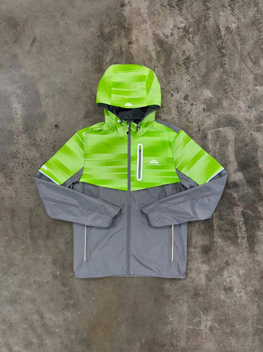 Trailberg Dimension 2.0 Jacket - Moon Grey / Neon Lime