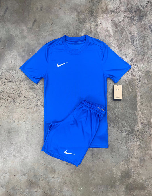 Nike Dri Fit Royal Blue Set - T Shirt / Short