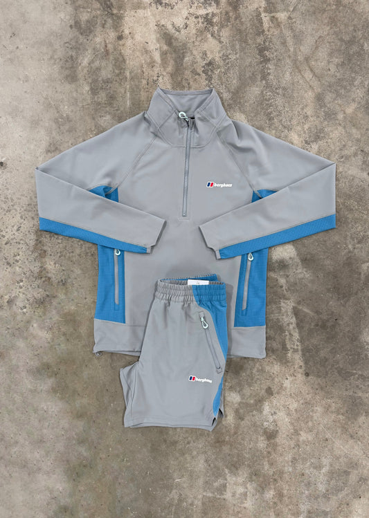 Berghaus Wavertree Dark Grey Set - Quarter Zip / Short