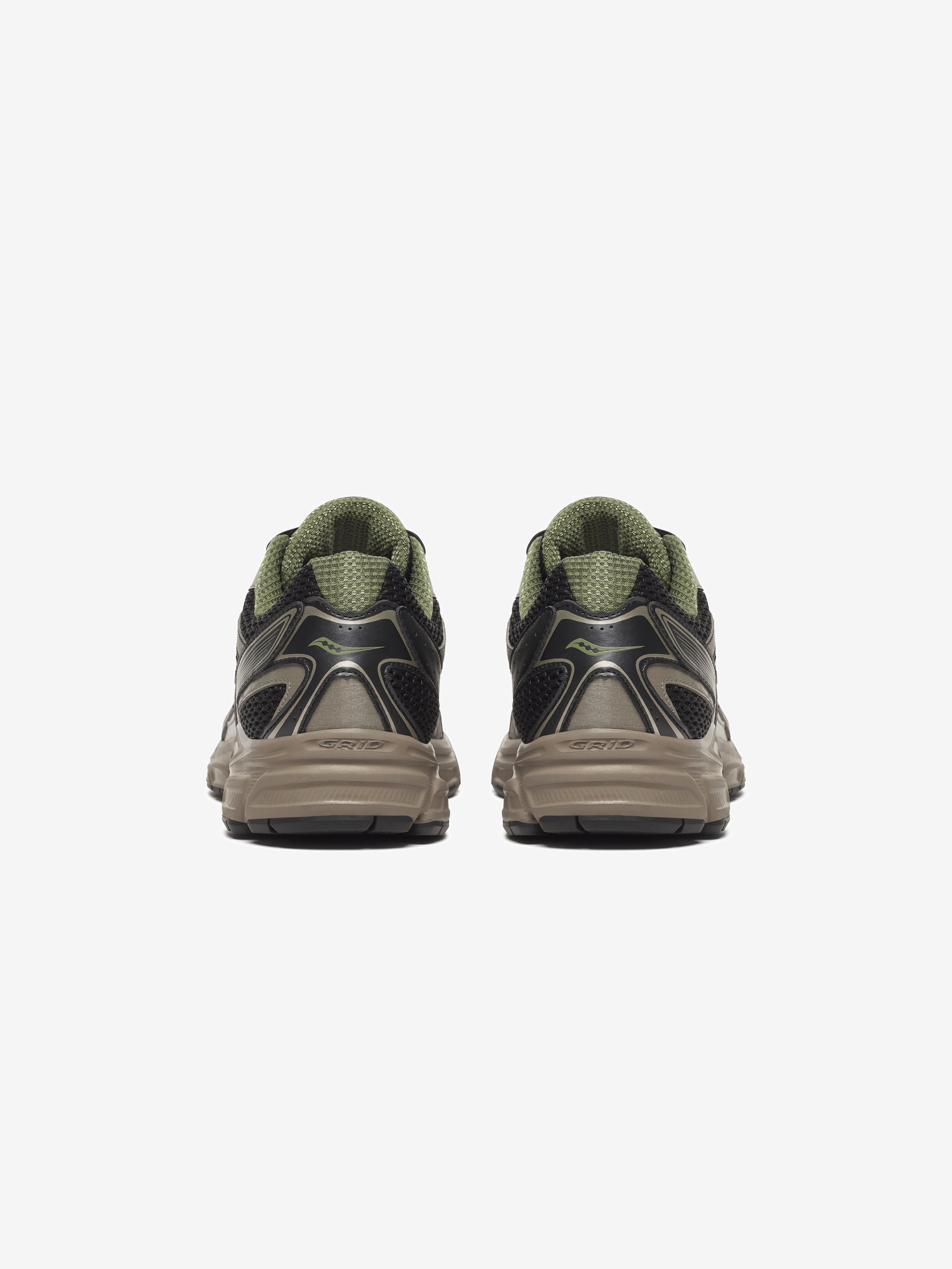 Saucony Ride Millennium Trainer - Black / Olive from DripModa