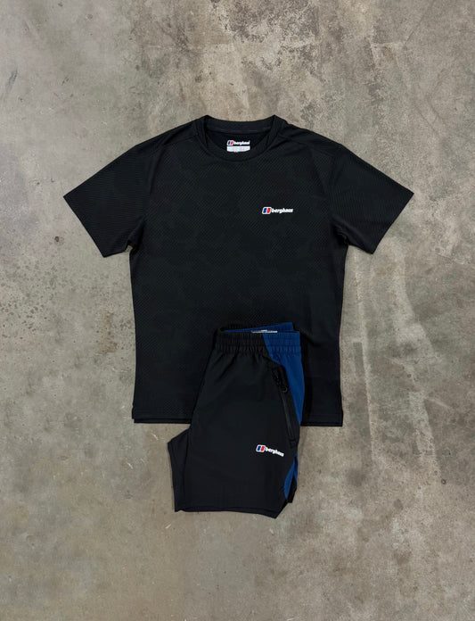 Berghaus Dawdon Tech Black Set - T Shirt / Short