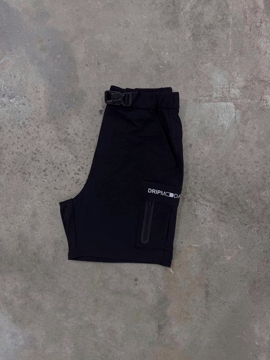 Dripmoda Explorer Cargo Short - Black