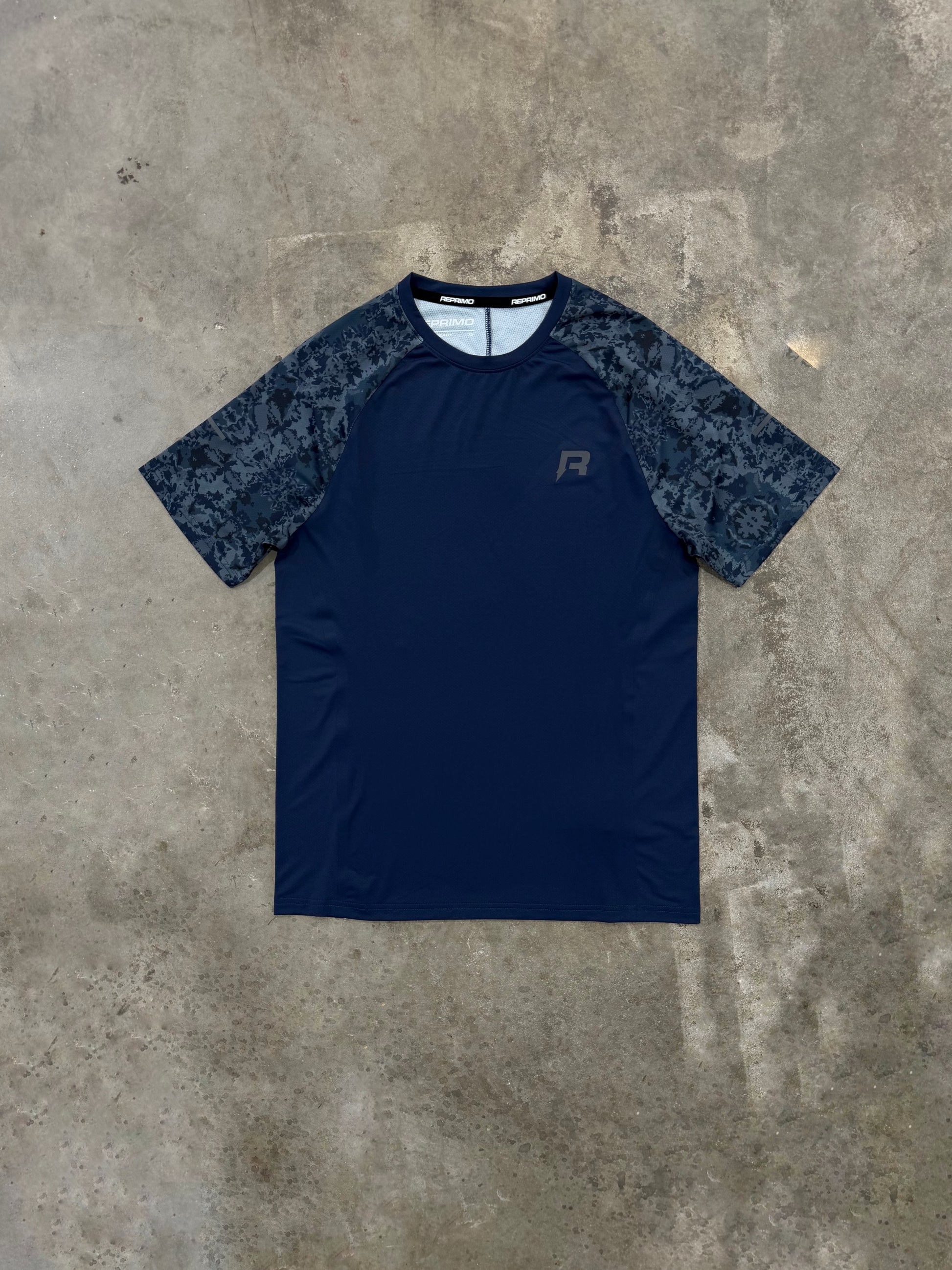 Reprimo Shibori T Shirt - Navy from DripModa