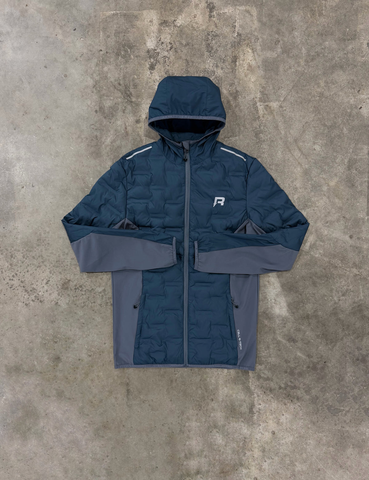 Reprimo Cell Jacket - Marine / Turbulence from DripModa