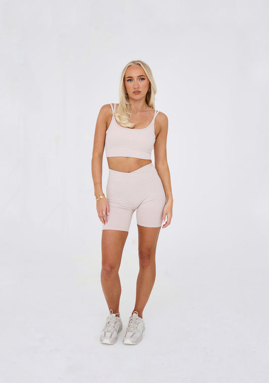 MDA Core Bone Set - Double Strap Bra & Wrap Shorts