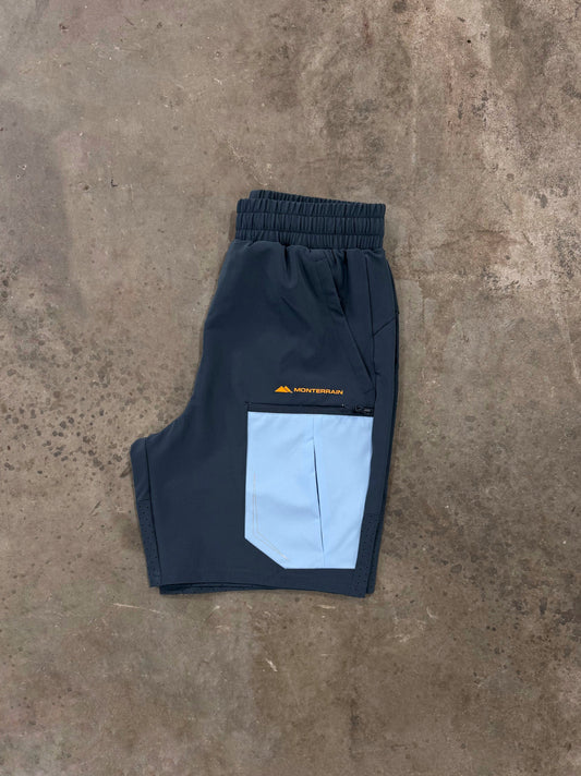 Monterrain Orbit Woven Short - Twilight / Skybound Blue