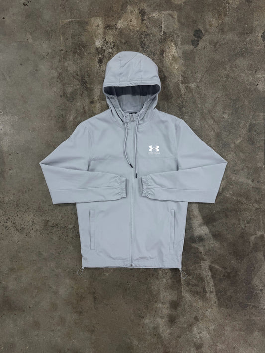 Under Armour Rival Woven Windbreaker - Grey from DripModa