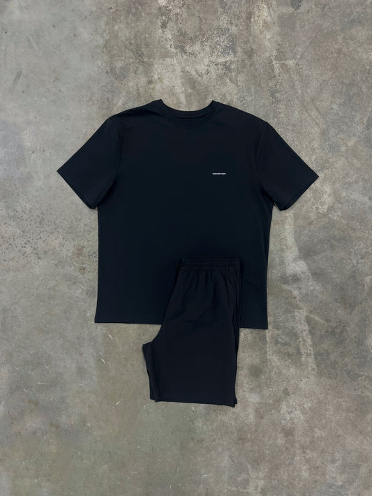 Condition Everyday Black Set - T Shirt / Short