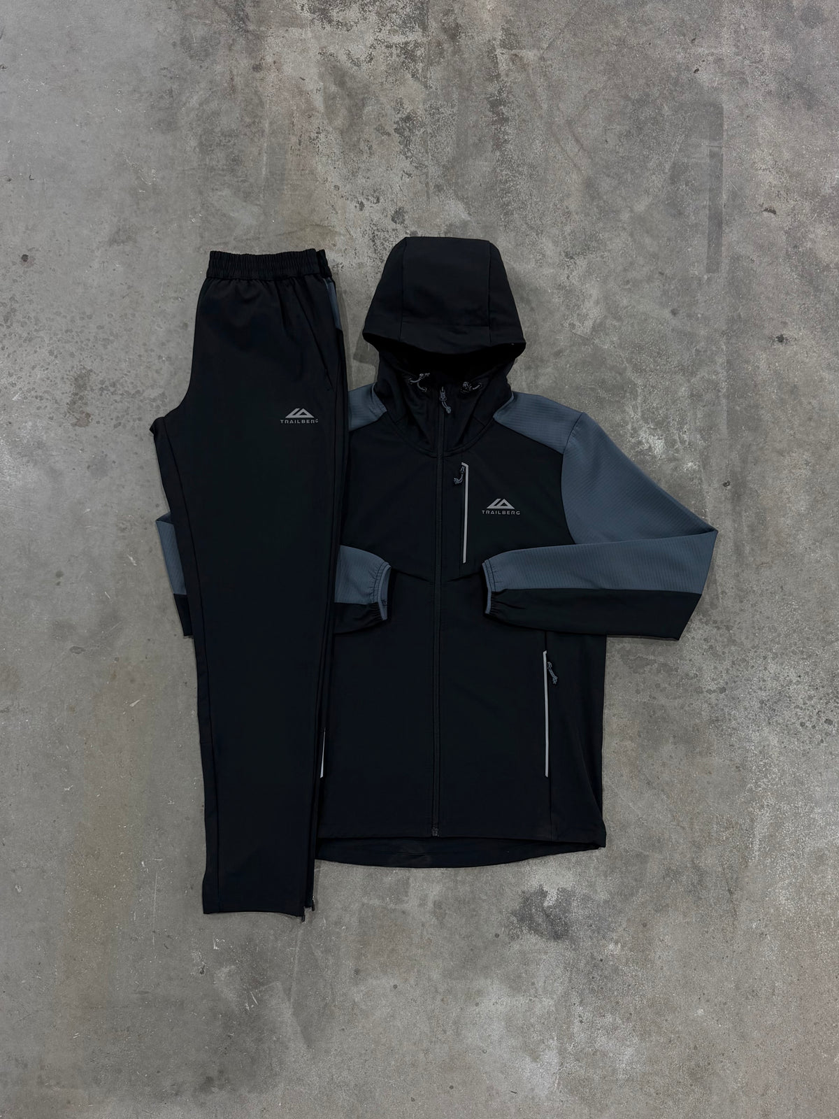 Trailberg Rapid Dash 3.0 Black Tracksuit - Jacket / Pant