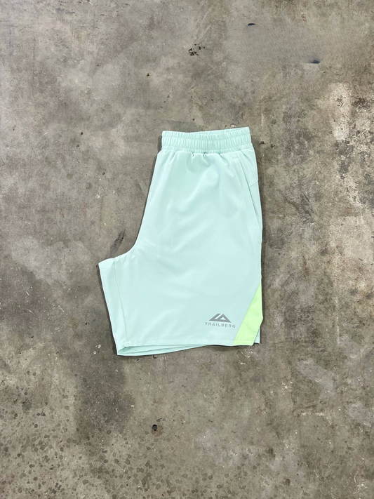 Trailberg Cloud SS26 Short - Tide / Mint Green from DripModa