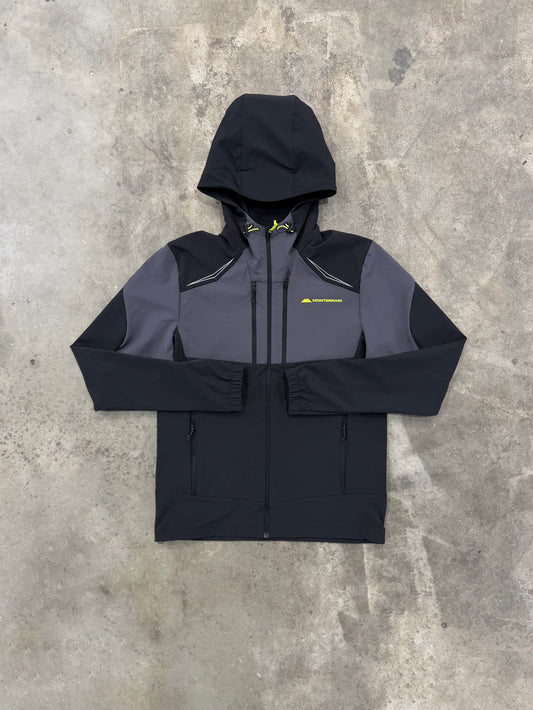 Monterrain Orbit Woven Jacket - Black / Charcoal from DripModa