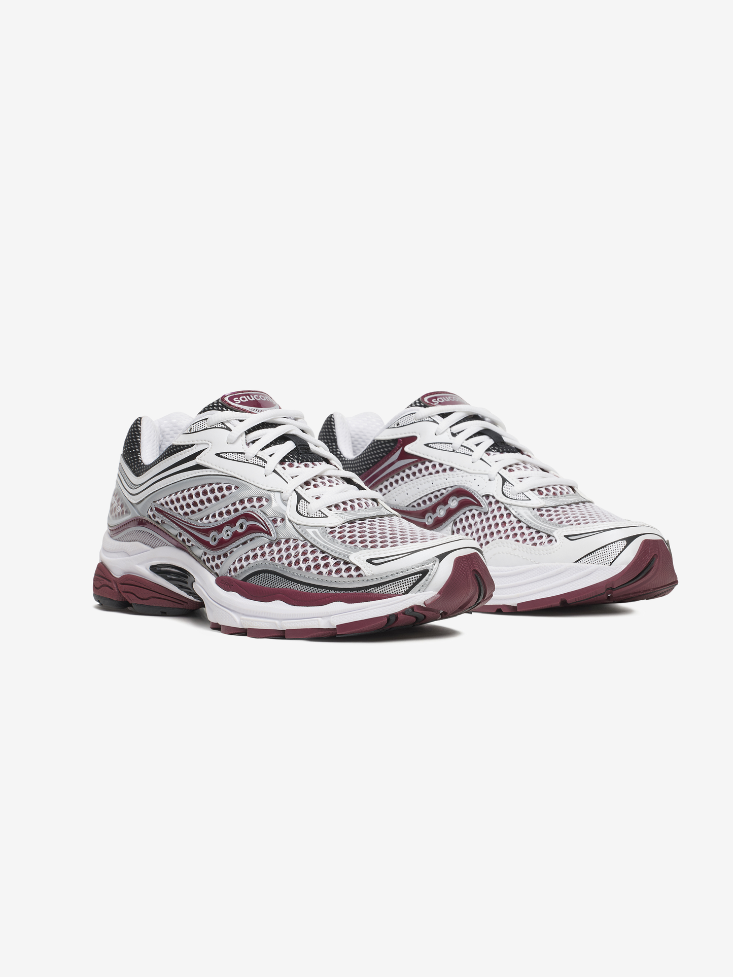 Saucony Omni 9 Trainer - White / Maroon