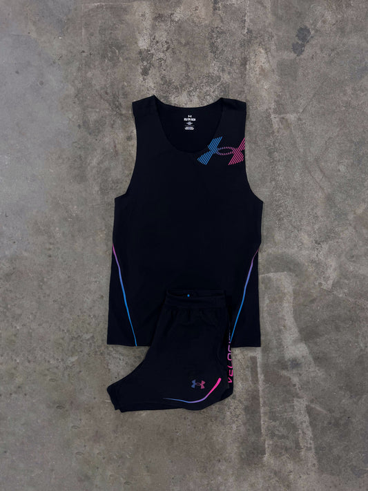 Under Armour Velociti Elite Black Set - Singlet / Short