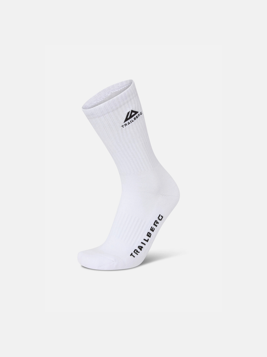 Trailberg Edgebound 6 Pack Sock - White from DripModa