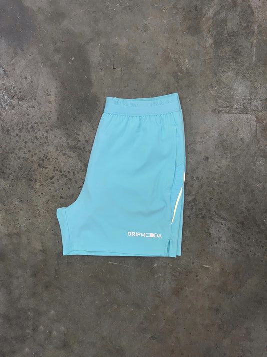 Dripmoda Panel Short - Turquoise