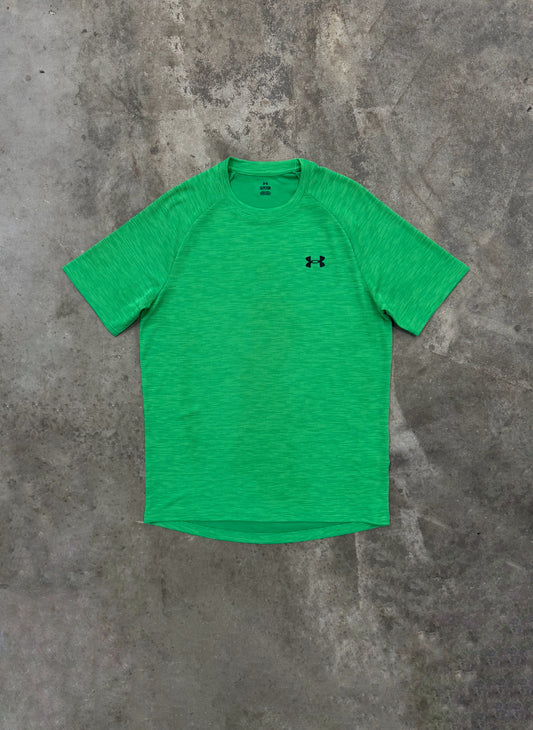 Under Armour Textured T Shirt - Geode green