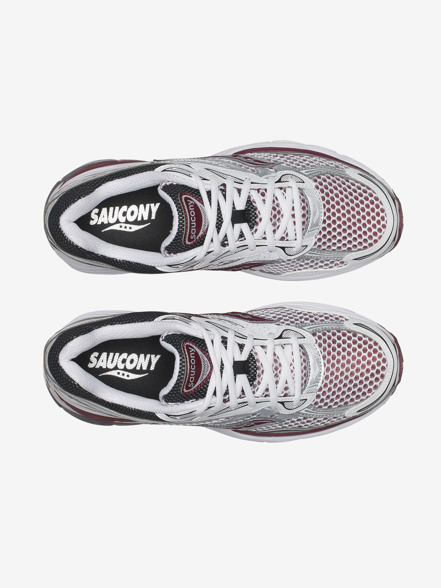 Saucony Omni 9 Trainer - White / Maroon