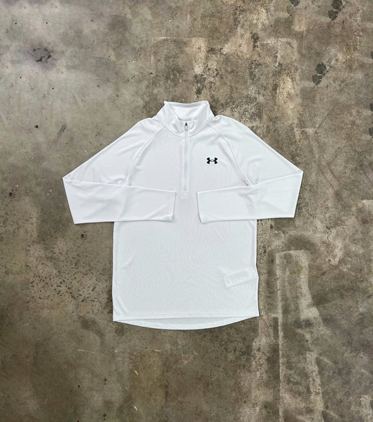 Under Armour Textured Quarter Zip - Distant Grey