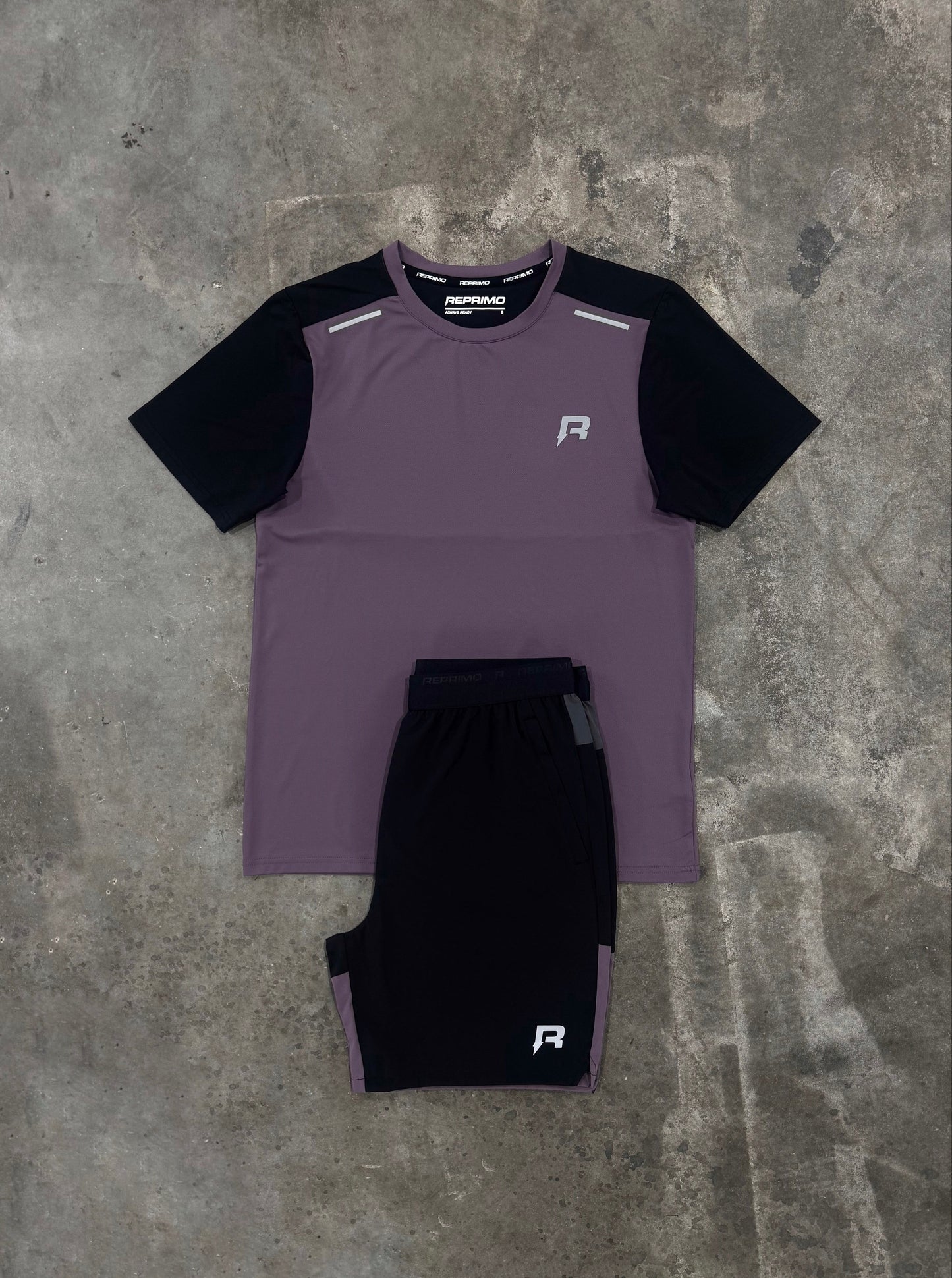 Reprimo Flight Mauve Set - T Shirt / Short