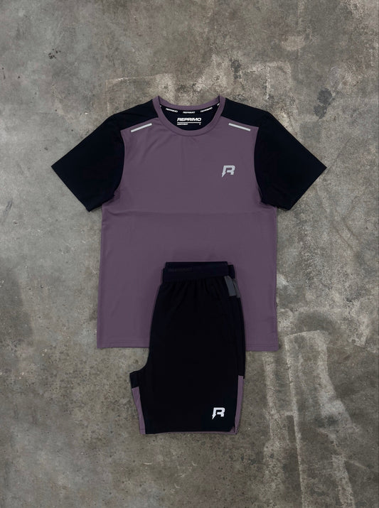 Reprimo Flight Mauve Set - T Shirt / Short