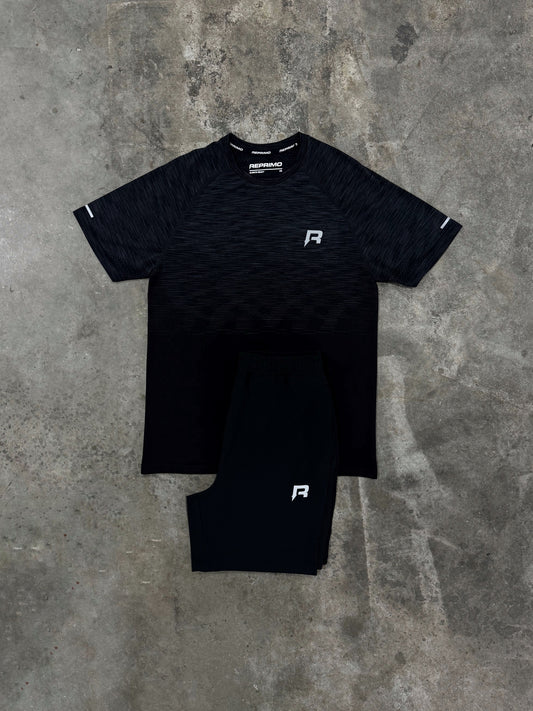 Reprimo Axis Black Set - T Shirt / Short
