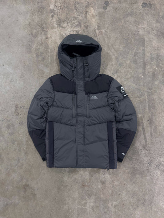 Trailberg Everest 600F Down Puffer Coat - Volcano Grey / Black
