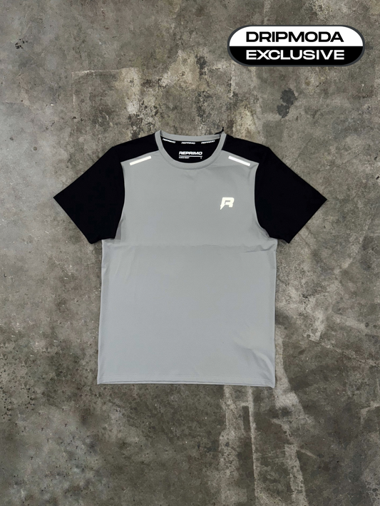 Reprimo Flight T Shirt - Grey / Black from Dripmoda