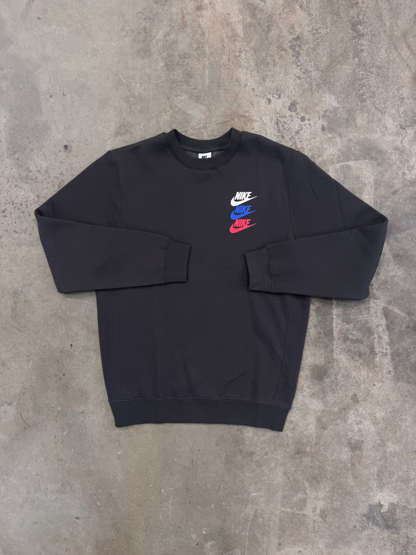 Nike Triple Stack Sweatshirt - Charcoal