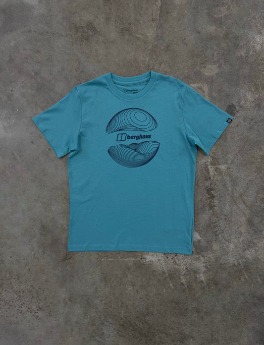 Berghaus Curvature Essential T Shirt - Calgary Blue