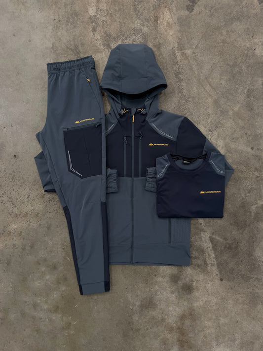 Monterrain Orbit Woven Twilight 3 Piece Set - Jacket / T Shirt / Pant
