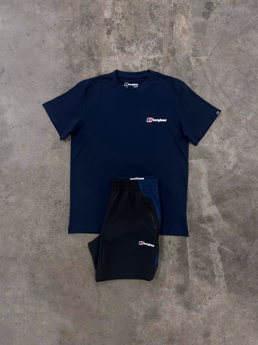 Berghaus FB Logo Navy Set - T Shirt / Short