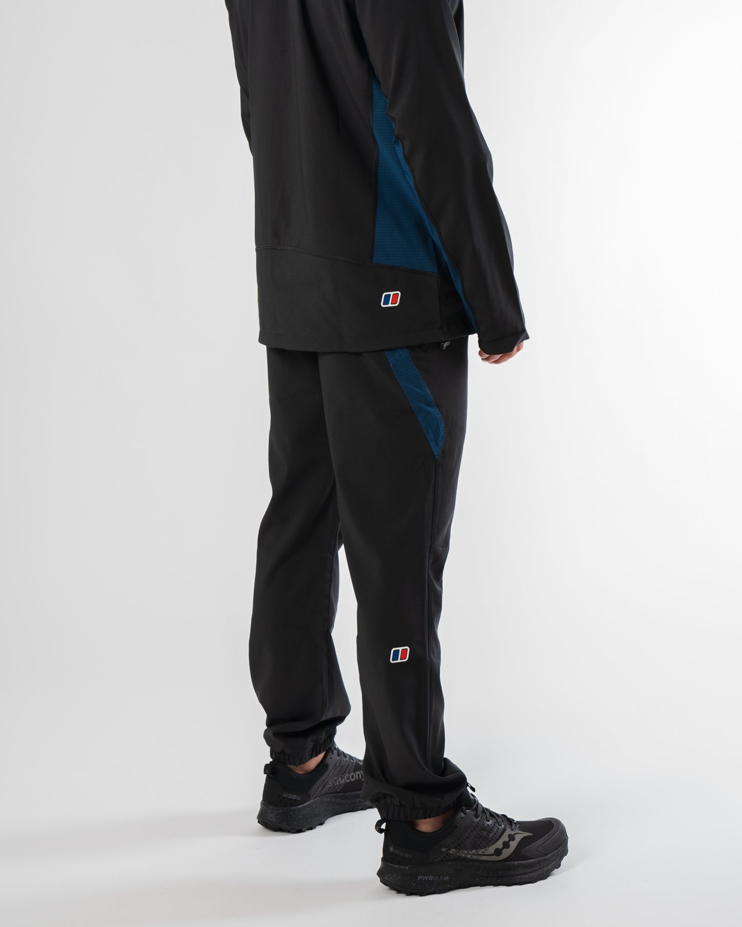 Berghaus Wavertree Black Navy Set - Quarter Zip / Pant
