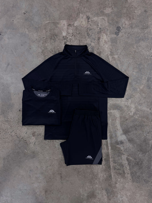 Trailberg SS26 Cloud Volcano 3 Piece Set - Quarter Zip / T Shirt / Short