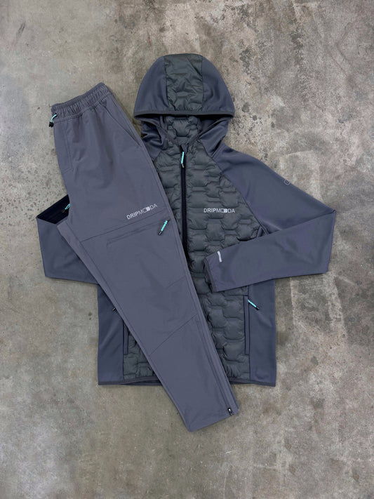 Dripmoda Peak Hybrid Grey Set - Jacket / Pants