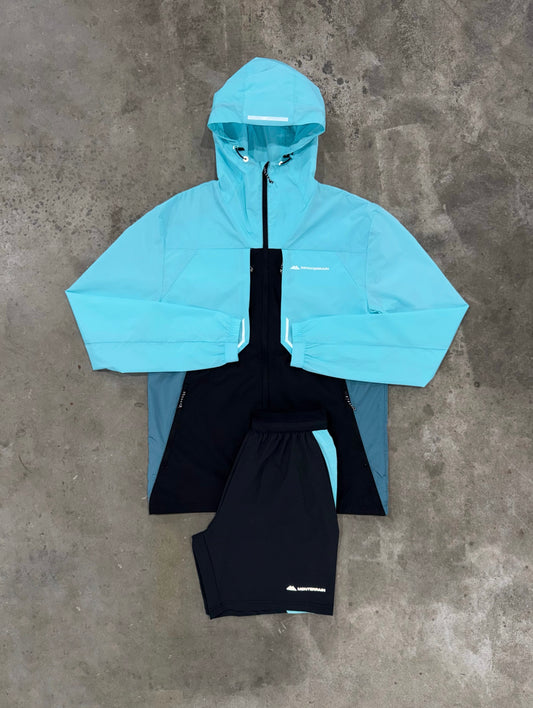 Monterrain Lyder Gleaming Blue Set - Jacket / Short from DripModa