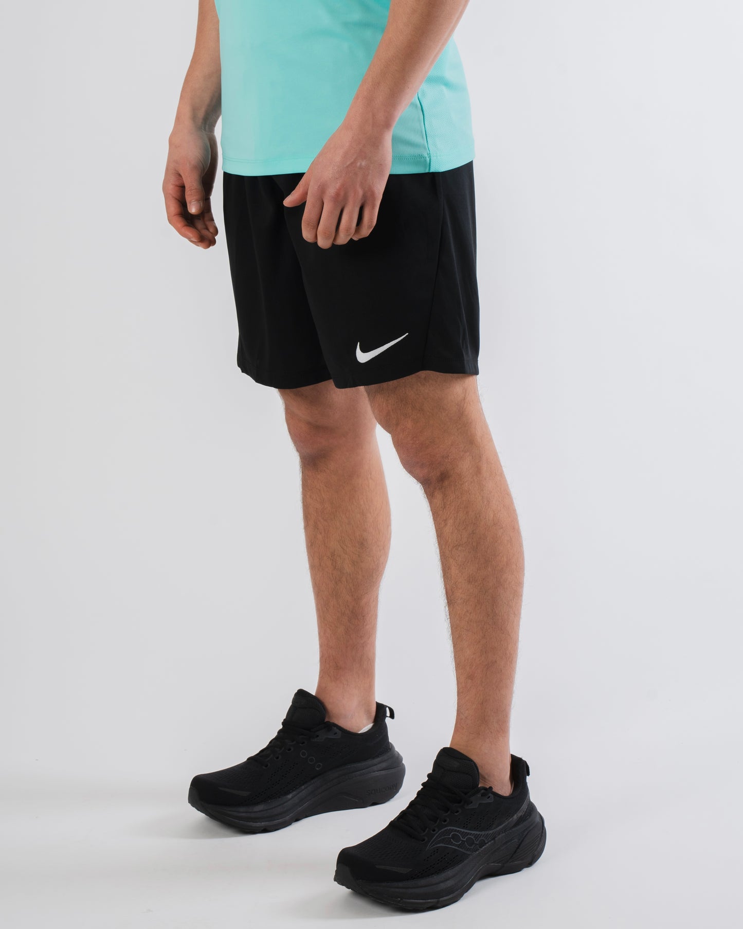 Nike Dri Fit Turquoise / Black Set - T Shirt / Shorts