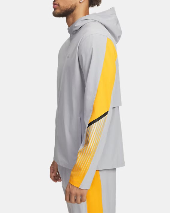 Under Armour Velociti Storm Jacket - Grey / Orange