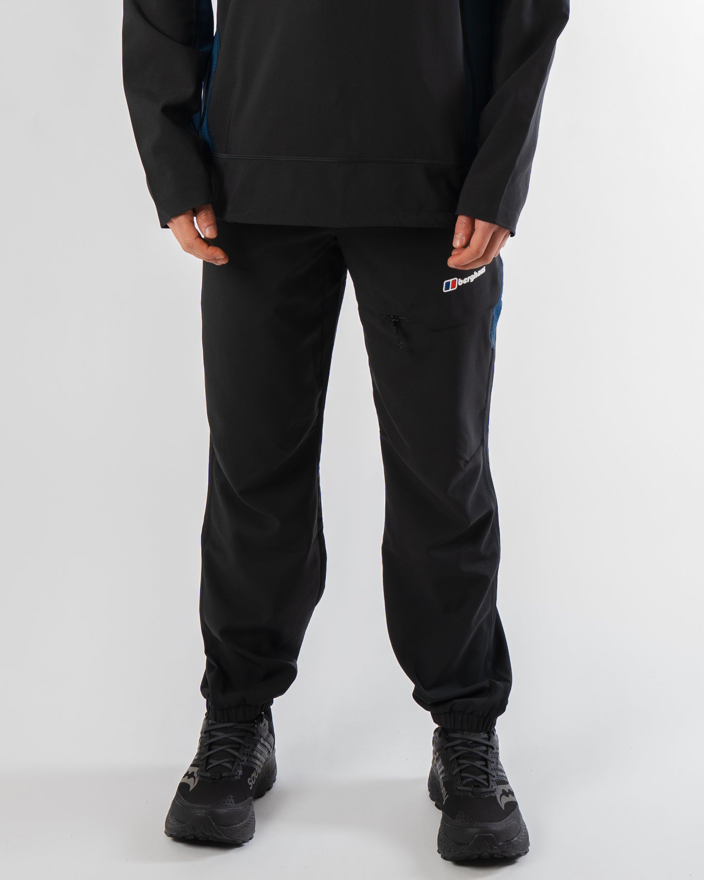 Berghaus Wavertree Black Navy Set - Quarter Zip / Pant
